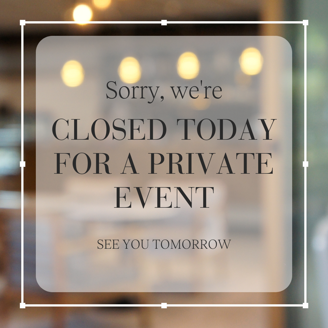 Corporate We are closed